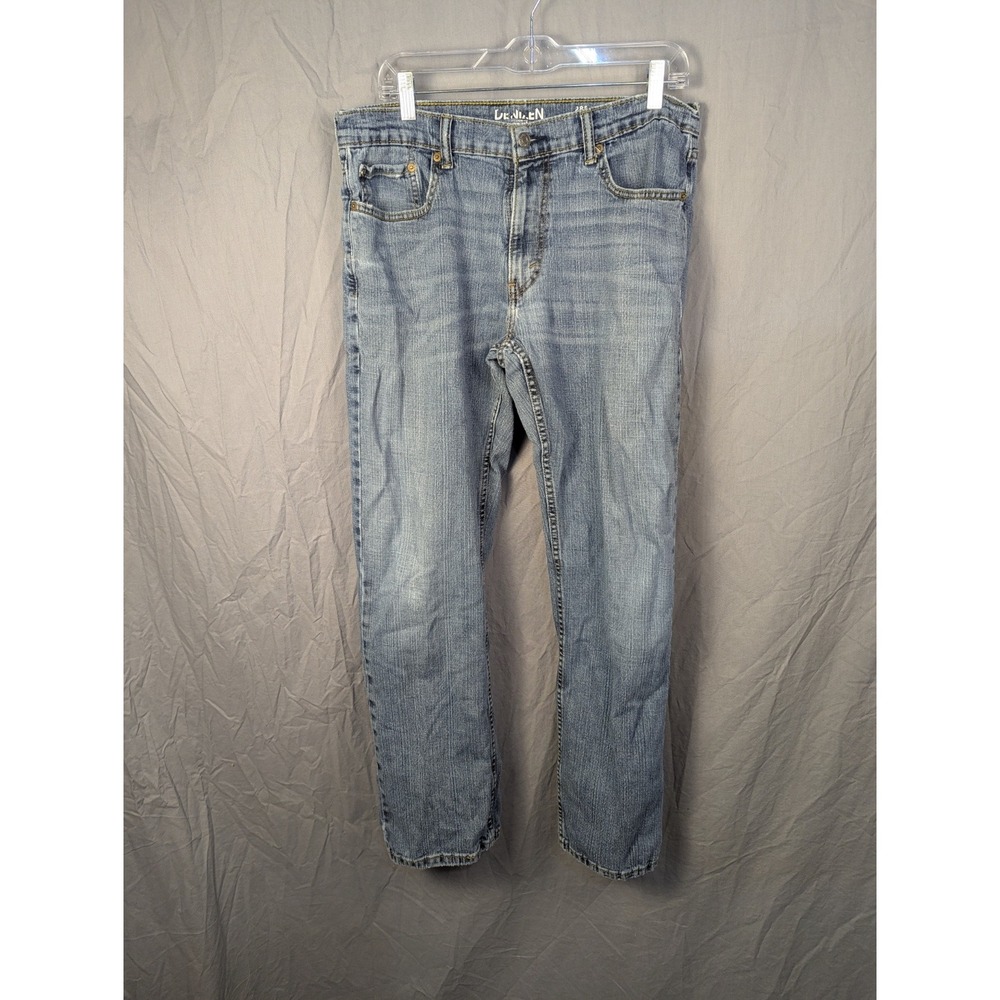 Denizen from Levis 285 Relaxed Fit Mens Light Wash Blue Denim Jeans 34x32
